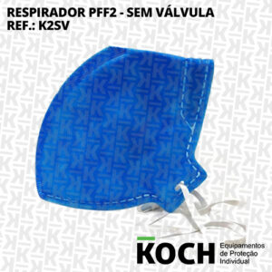 Respirador PFF2 sem Válvula - K2CV - CA 47151 - Koch Epis